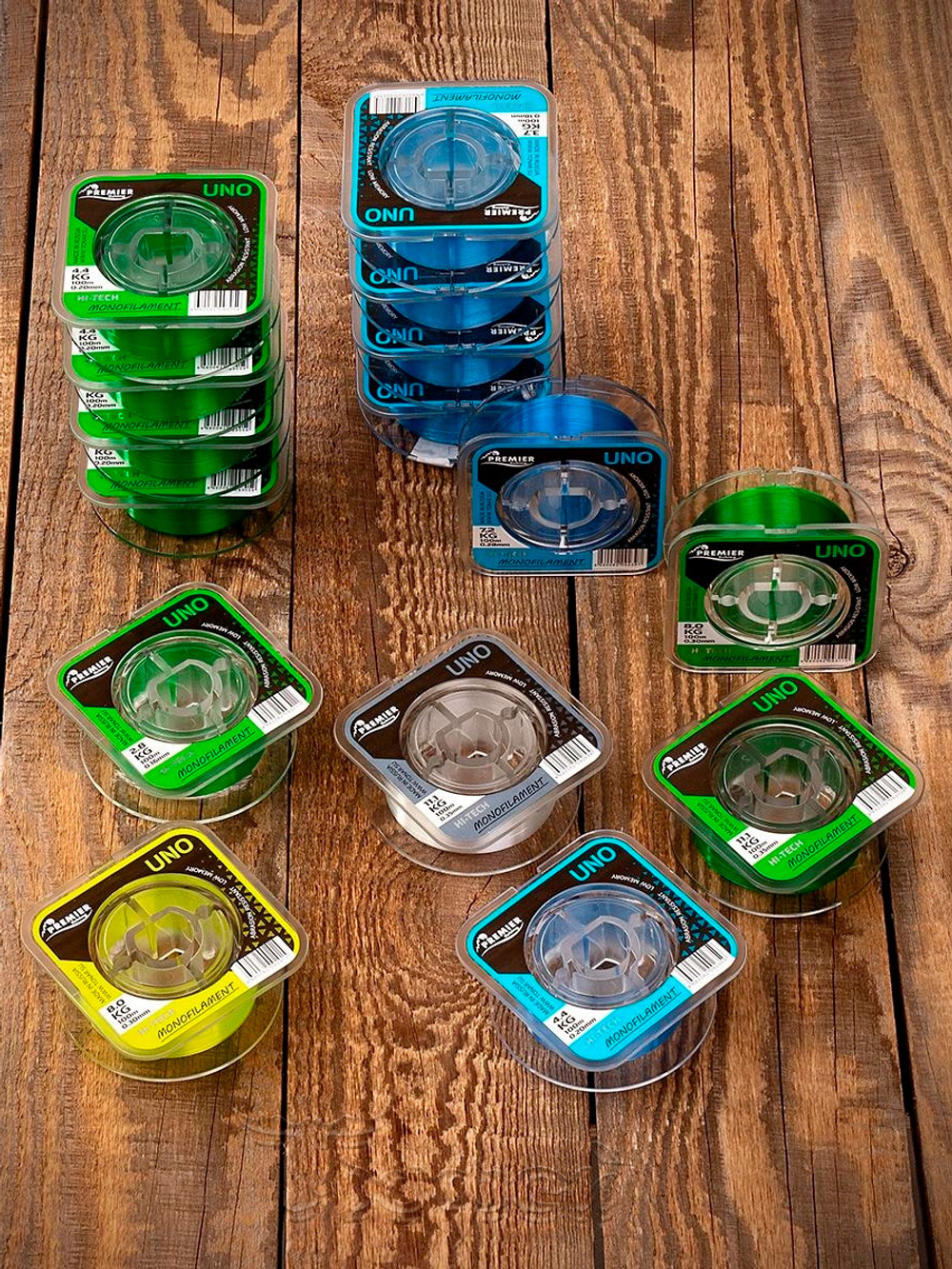 Леска для рыбалки Premier Fishing UNO Green Nylon 0,30mm/100m (PR-U-G-030-100)