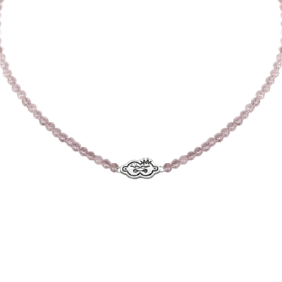 Чокер Второй Ка розовый кварц