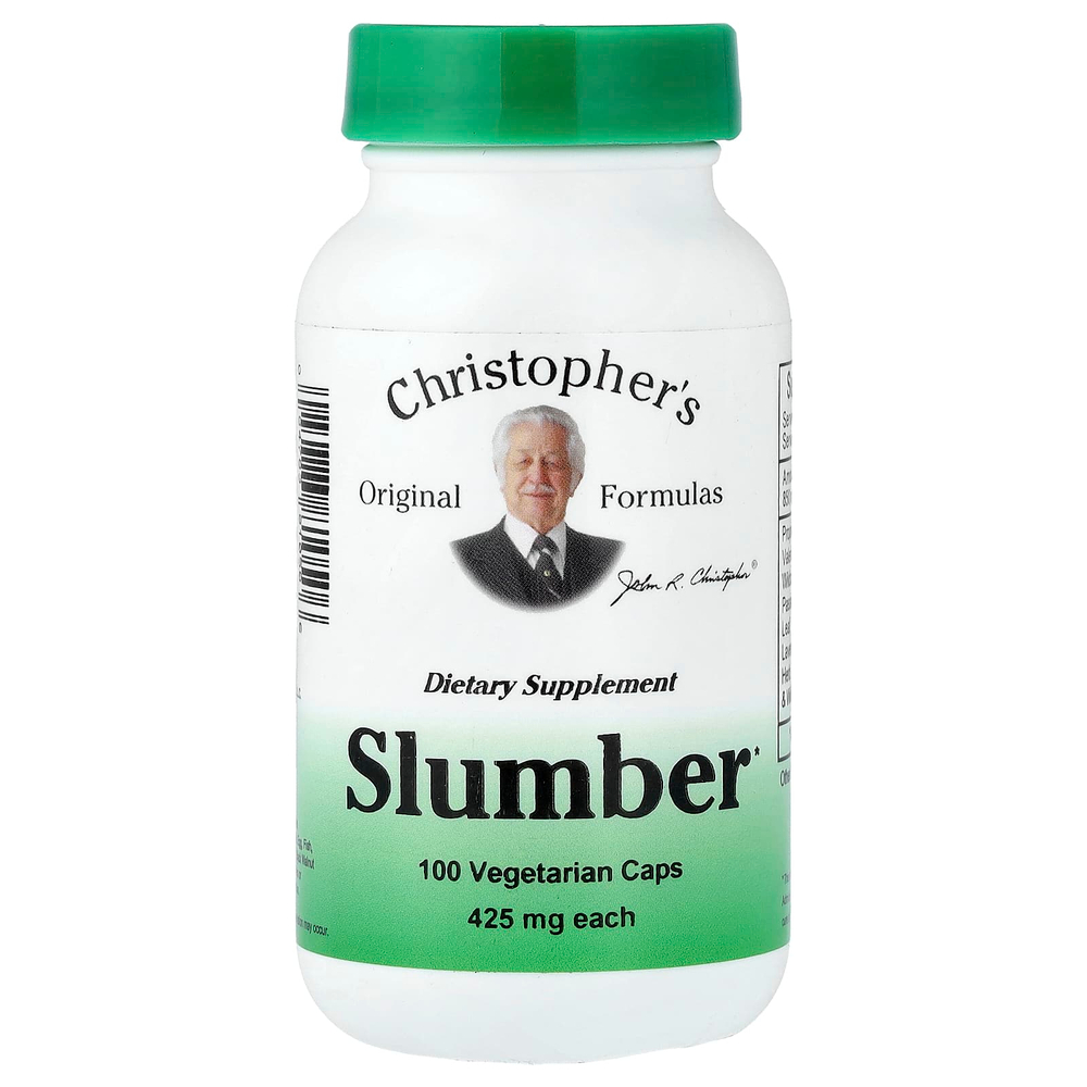 Christopher's Original Formulas, Slumber, 100 вегетарианских капсул