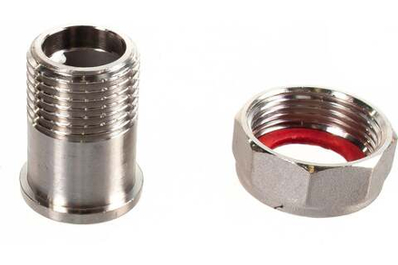 Сгон 1/2"Н с Н.Г. 3/4" и плоск. прокл. VALTEC