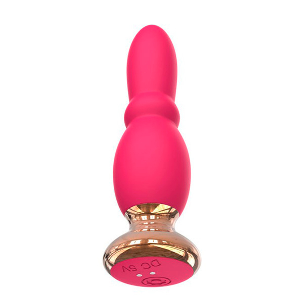 Розовый анальный вибромассажер 14,8см I-Moon Anal Vibrator MY-625