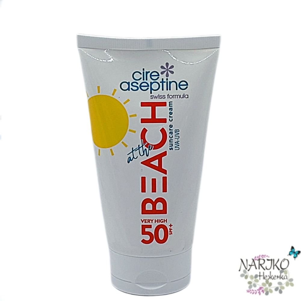 Крем для лица и тела солнцезащитный CIRE ASEPTIN At The Beach Sun Care Cream SPF50+, 150 мл.
