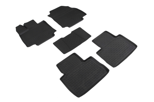 Резиновые коврики с высоким бортом для Toyota RAV4 V АКПП 2019-н.в., Seintex.92946