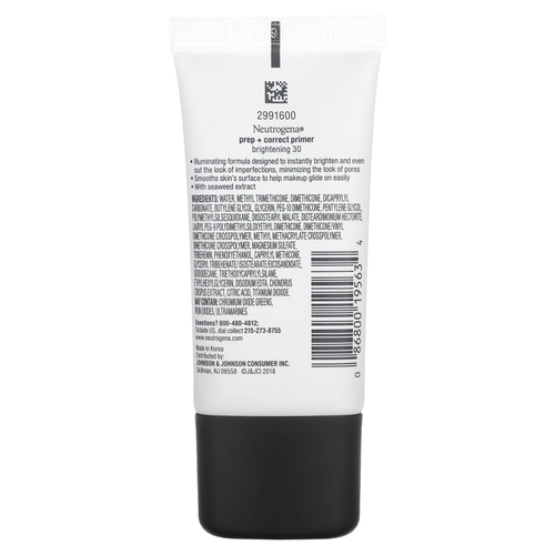 Neutrogena, Prep + Correct Primer, осветляющий праймер, 30 г (1 унция)