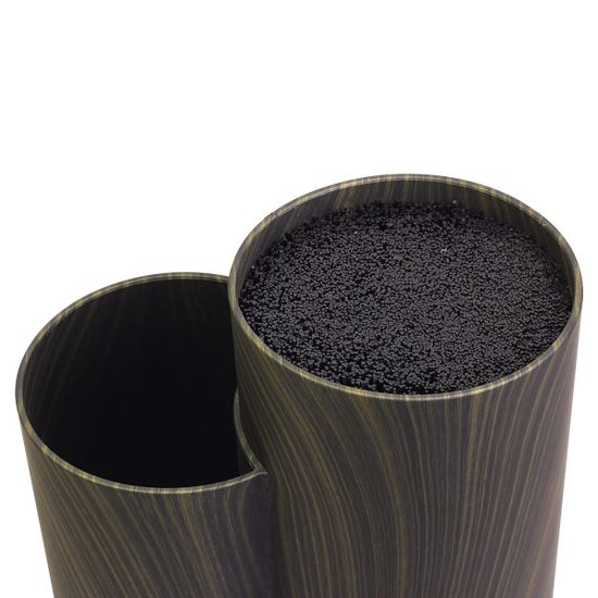 Подставка для ножей двойная 22 см. Kamille KM 7609B