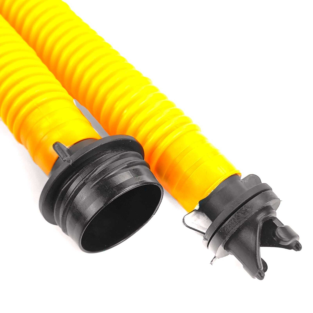 Насос ножной ПВХ Премьер 5л (дерево), красный /желтый шланг