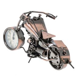 GAEM Изделие декоративное "Мотоцикл" с часами, (1xААА не прилаг.), L25 W12 H12 см