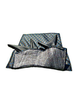 Коврик под рычаги КПП УАЗ 469, 3151 (4 рычага синяя нить Бабочка)