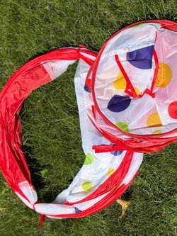 Детская палатка для игр с туннелем 200х90х95 см (201726072)