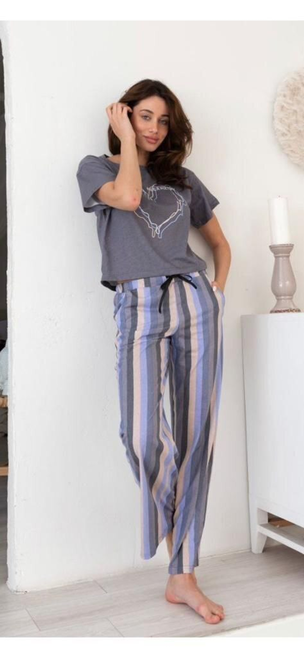 П/ж штаны+футболка кр/р 0250