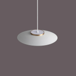 358895 OVER NT22 386 белый/золото Светильник накладной светодиодный, провод 2м IP20 LED 4000К 18W 220-240V PILZ