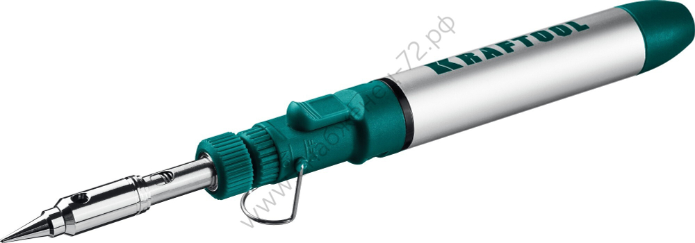 KRAFTOOL SolderGas 70B 30-70Вт 1300°С горелка, фен, набор 8-в-1, Газовый паяльник (55504-H8)