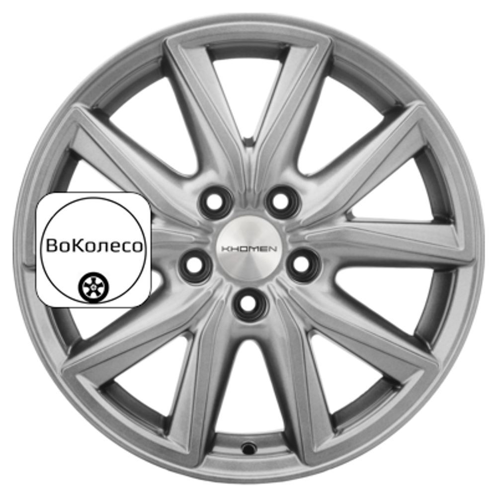7x17/5x114,3 ET39 D60,1 KHW1706 (RAV4) G-Silver Khomen Wheels