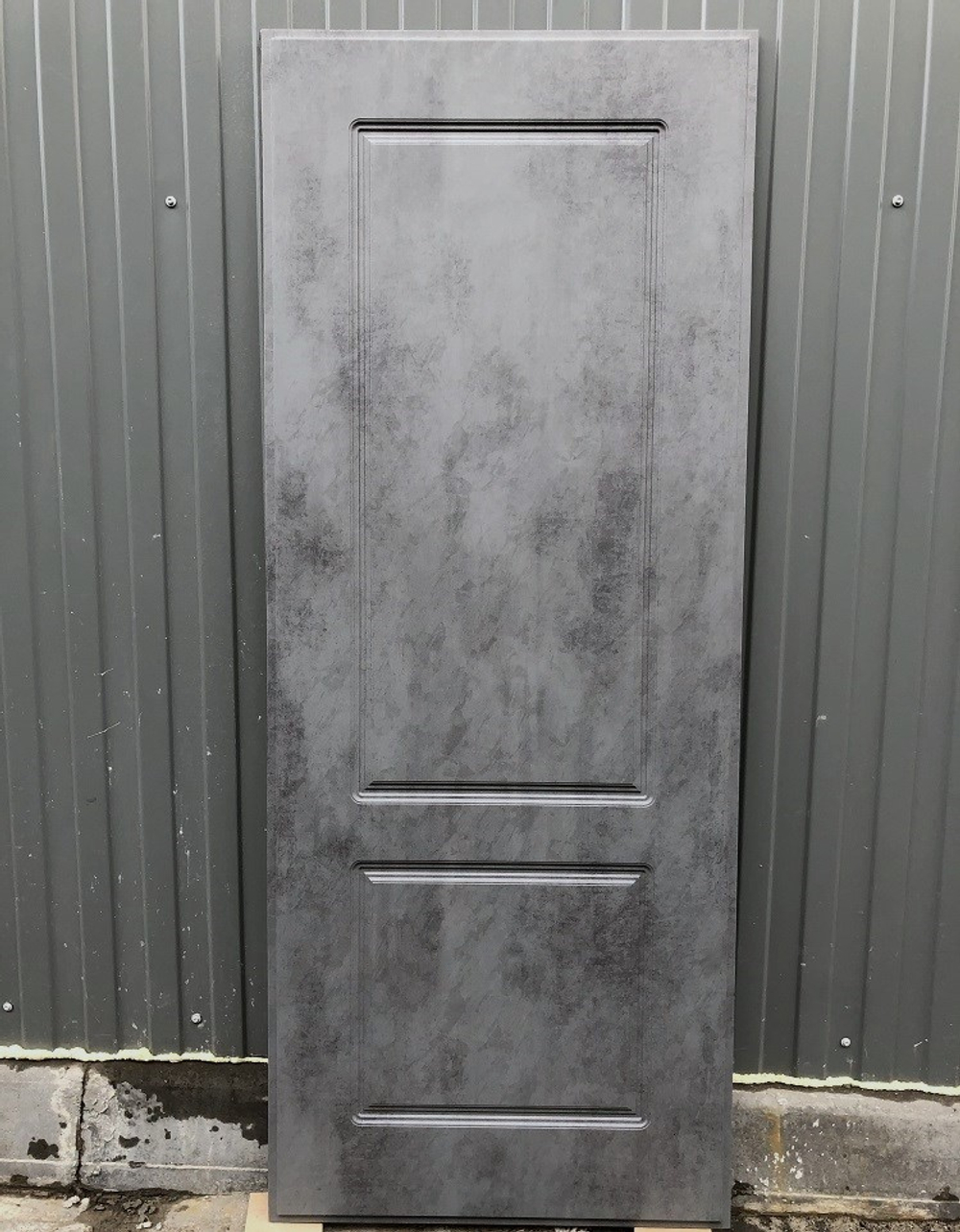 Входная металлическая дверь Рекс 24 Силк Титан / ФЛ-117 бетон темный 16мм