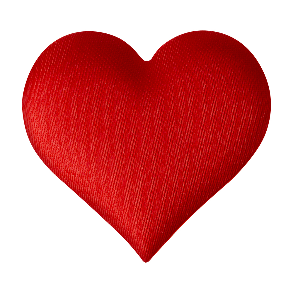 Наполнитель для подарков, 3см, "Red hearts", MESHU, 100шт., красный MS_65912