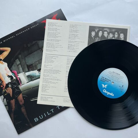 Винтажная виниловая пластинка LP The Michael Schenker Group Built To Destroy (Япония 1983) (Без Оби)