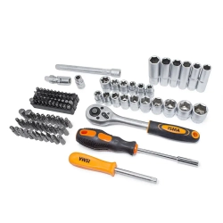 Набор инструментов 216пр. 1/4''3/8''1/2''(6гр.)(4-32мм) ISMA ISMA-38841