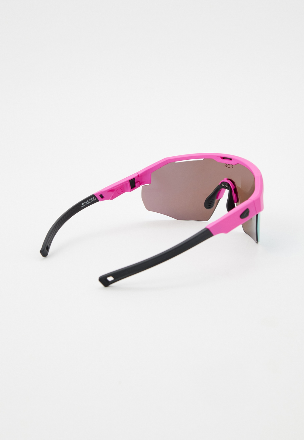 Спортивные очки GOG Argo / Matt Neon Pink-Black / White-Blue Lens