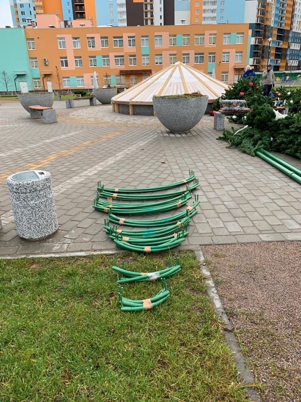 Уличная елка каркасная "Евро-2" (пвх) 22 м