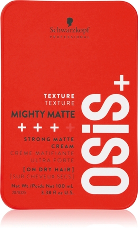 Schwarzkopf Professional Osis+ Mighty Matte - Матирующий крем для волос, 100 ml