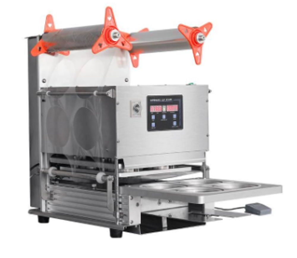 Запайщик лотков Hualian Machinery HL-95A с газонаполнением (под стакан d 95 мм)