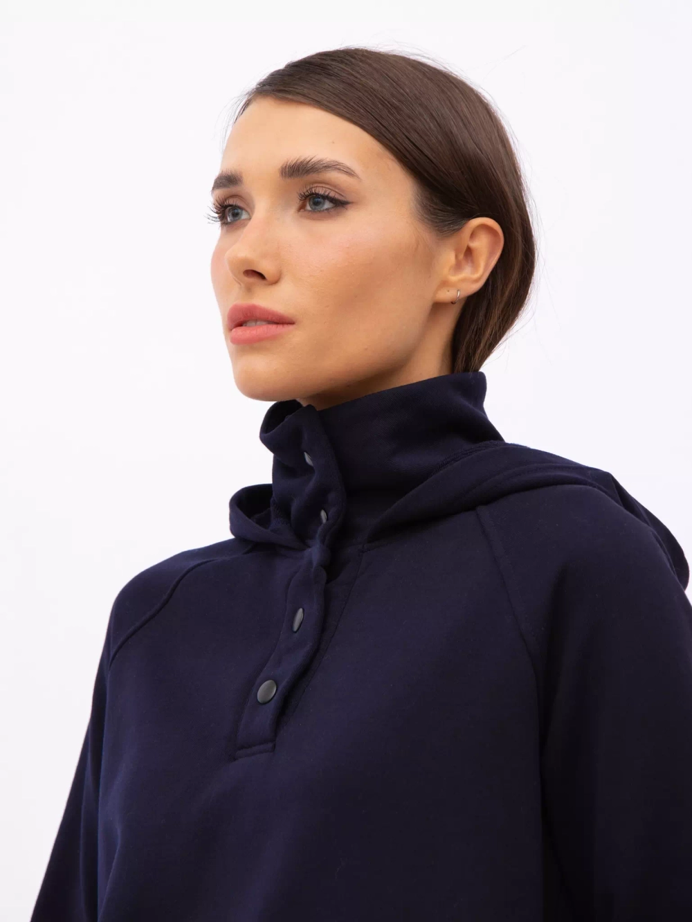 Худи женское Anyday Icon Hoodi 01, цвет темно-синий