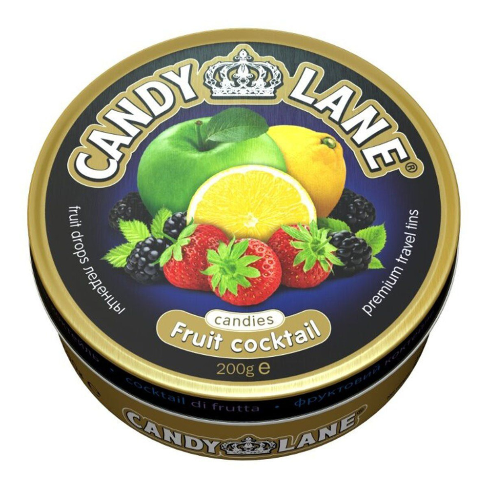 Леденцы Candy Lane фруктовый коктейль 200 гр