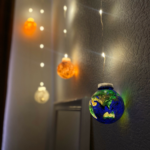 Гирлянда от сети - Солнечная система