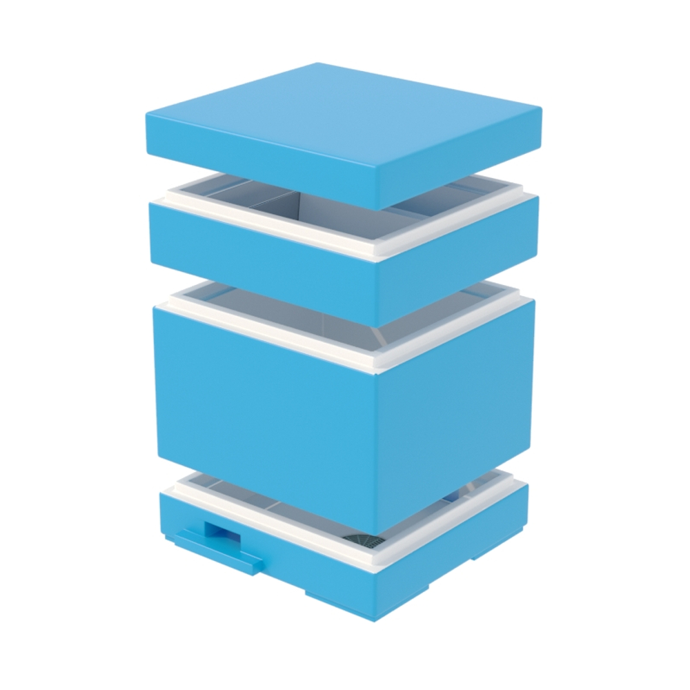 Нуклеус мини 6 рамочный ППС на 2 маткоместа + кормушка (Лысонь Вологда)
