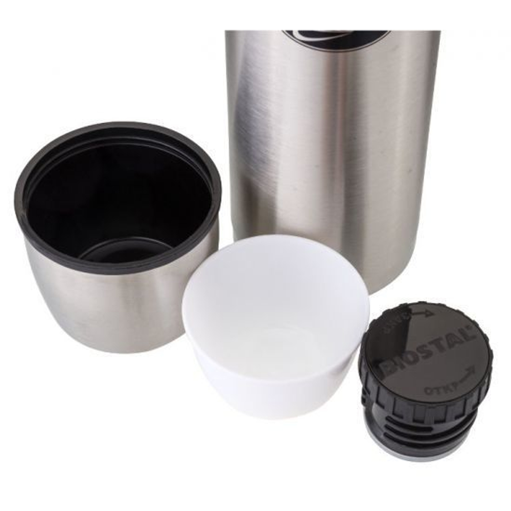 Термос Biostal Охота (1 литр) в чехле, стальной