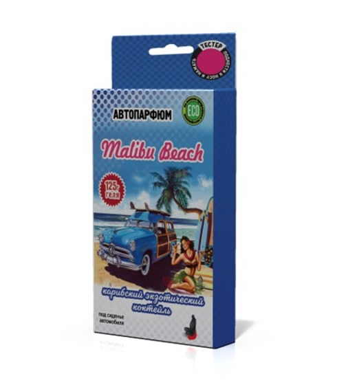 Ароматизатор под сиденье  Super Flower  Malibu Beach (FOUETTE)