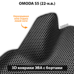 Автомобильные коврики ЭВА с бортами для OMODA S5 (22-н.в.)