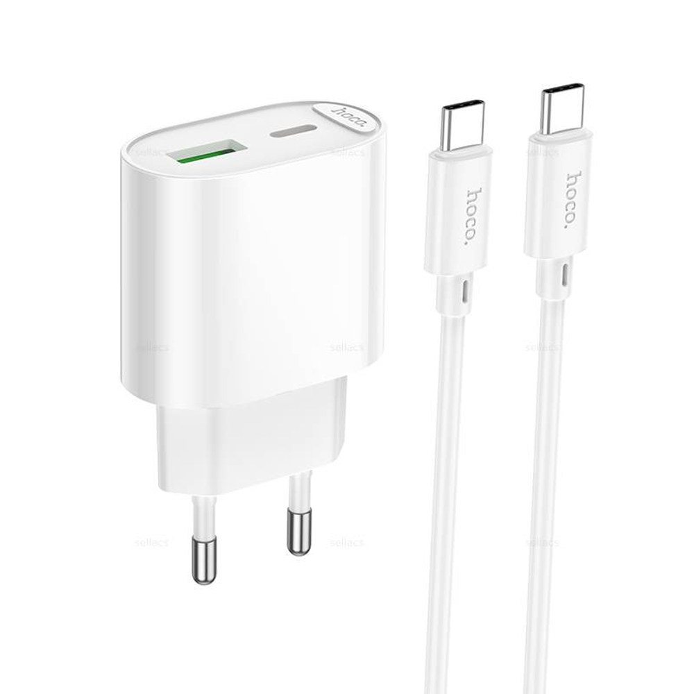 Зарядное устройство на Type-C Hoco C109A PD20W+QC3.0(white)