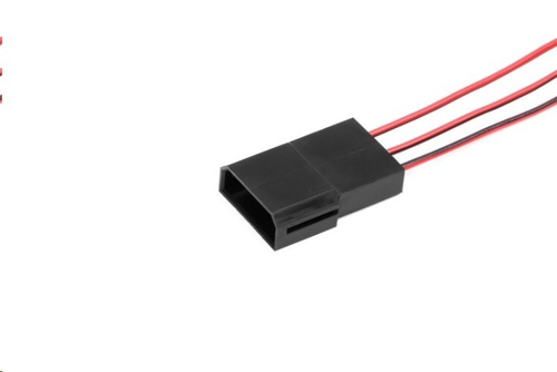 Разъем 3-х контактный штыревой 2,8 мм, с проводом 0,50 мм кв., жгута зеркал 2123-8201117-60 (CARGEN)