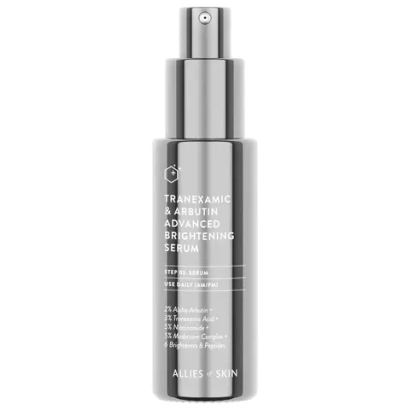 ALLIES OF SKIN Осветляющая сыворотка с транексамовой кислотой и арбутином Tranexamic & Arbutin Advanced Brightening Serum