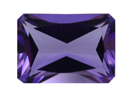 Аметист светлый (октагон 14.00 х 10.00 мм)