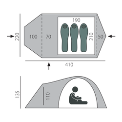 Палатка BTrace Voyager 3-местная