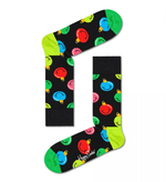 Носки унисекс Jingle Smiley Sock с елочными игрушками (Размер: 25) (Цвет: черный)