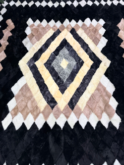 Покрывало меховое ковер из шкуры овчины