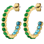 Серьги Dyrberg Kern HOLLY SG GREEN 390107