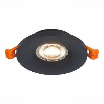 Встраиваемый светильник 1*GU10 ST205.408.01 чёрный Gera ST-Luce