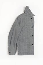 Пиджак-рубашка Glen Check (в клетку) серо-синий