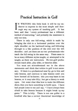 Practical Instruction in Golf | L.C. Servos