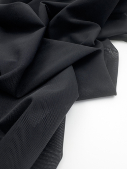 Сетка эластичная черная метражом (Турция)