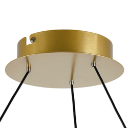 736181 Люстра ROTONDA 51W LED 2808LM 180G ЛАТУНЬ 3000K