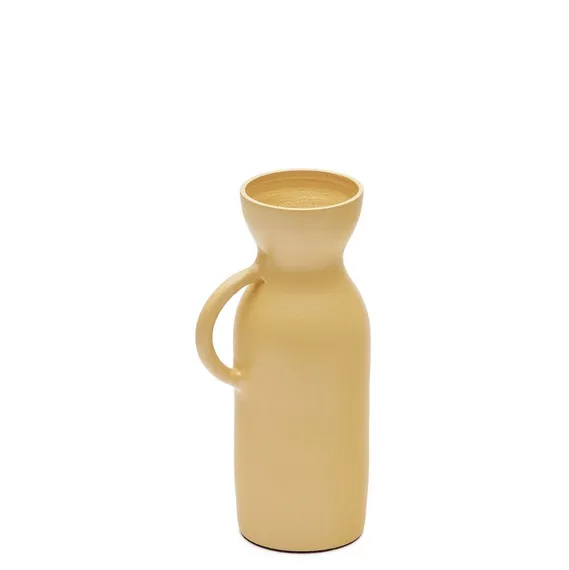 Ваза Pelras из горчичного алюминия 17.5 cm