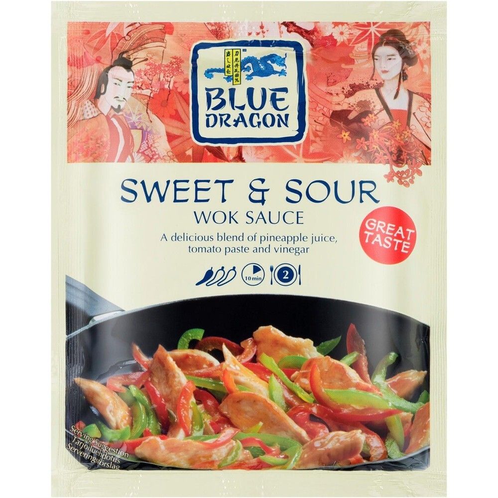 Соус Blue Dragon SweetSour WokKastike 120G купить за 313 ₽ с