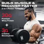 MuscleTech, серия Performance, Nitro Tech, основной источник сывороточных пептидов и изолятов, клубничный вкус, 1,81 кг (4 фунта)