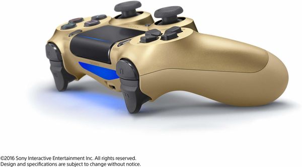 Геймпад Sony Dualshock 4 v2 (Gold, Золотой) (PS4)