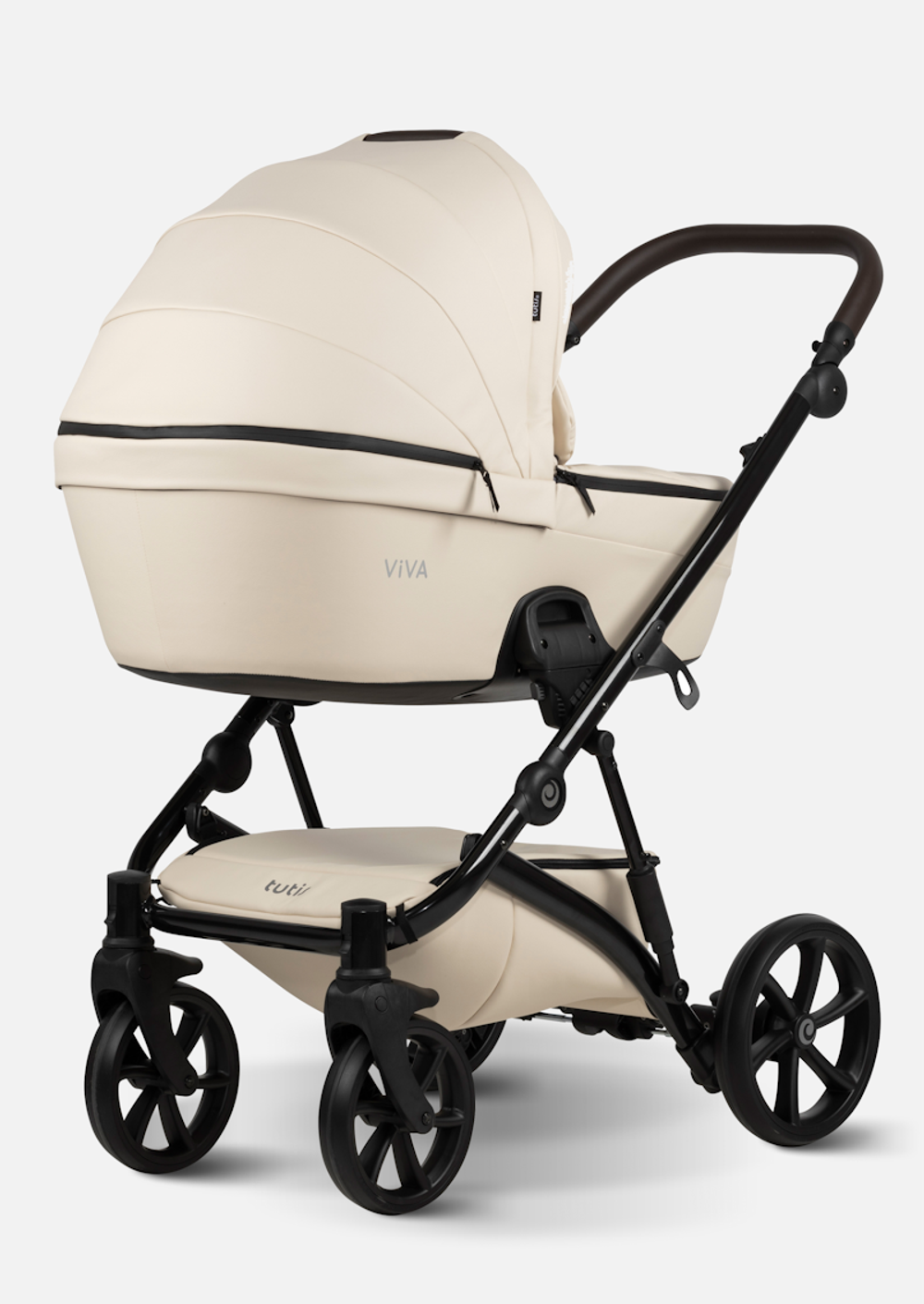 Tutis Коляска 2 в 1 VIVA 5+ Leather Vanilla